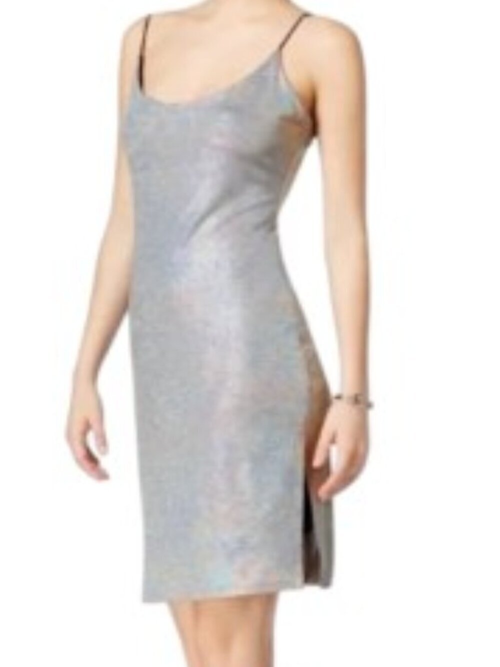 NWT Guess Metallic Ziggy Slip Dress Small